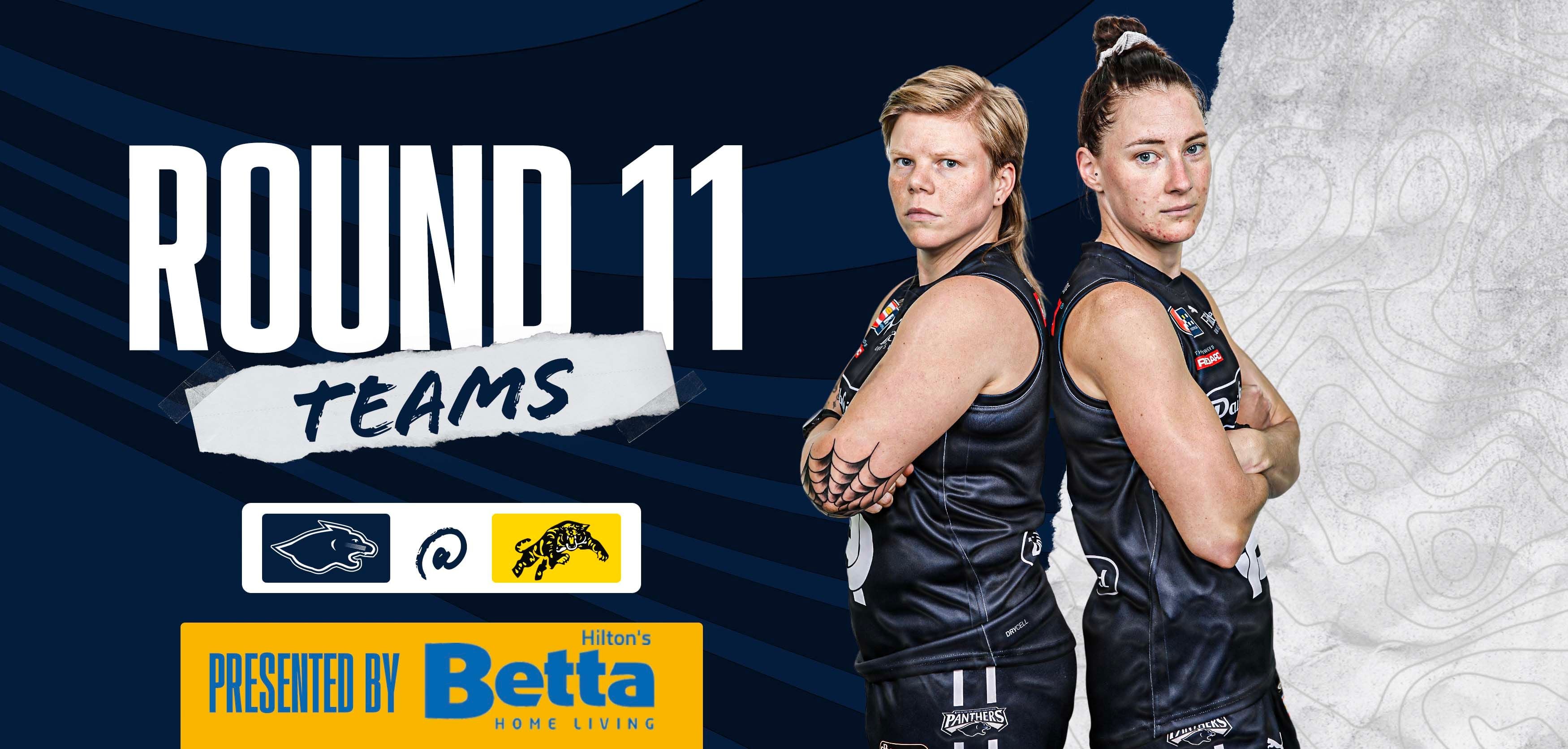 BETTA Team Selection: SANFLW Round 11 v Glenelg BETTA Team Selection: SANFLW Round 11 v Glenelg